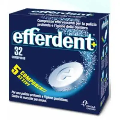 EFFERDENT 90 COMPRESSE EFFERVESCENTI IGIENIZZANTI, 