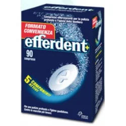 EFFERDENT 90 COMPRESSE EFFERVESCENTI IGIENIZZANTI, 