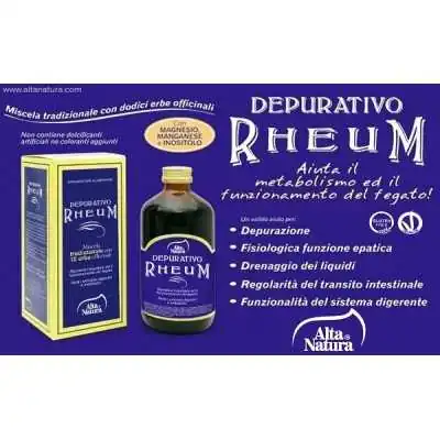 Alta Natura Depurativo Rheum 250 ml | Farma di Fiducia