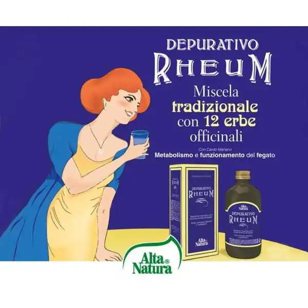 Alta Natura Depurativo Rheum 250 ml | Farma di Fiducia