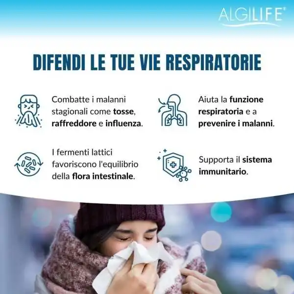 Algilife AlgiFlu 1000 14 Bustine | Farma di Fiducia