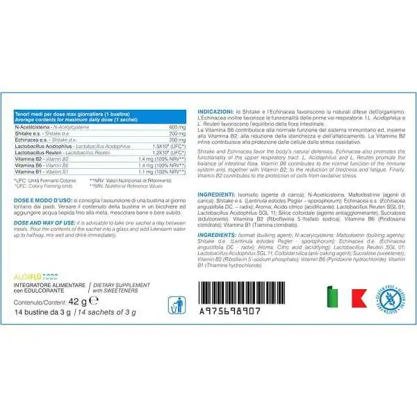 Algilife AlgiFlu 1000 14 Bustine | Farma di Fiducia