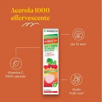 ARKOVITAL Acerola1000 - 20 Compresse | Risparmia in Farmacia