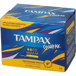 TAMPAX Compak - REGULAR Flussi da leggeri a medi - 16 Assorbenti