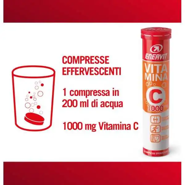 Enervit Vitamina C 1000mg 20 Cpr Effervescenti | Farma di Fiducia