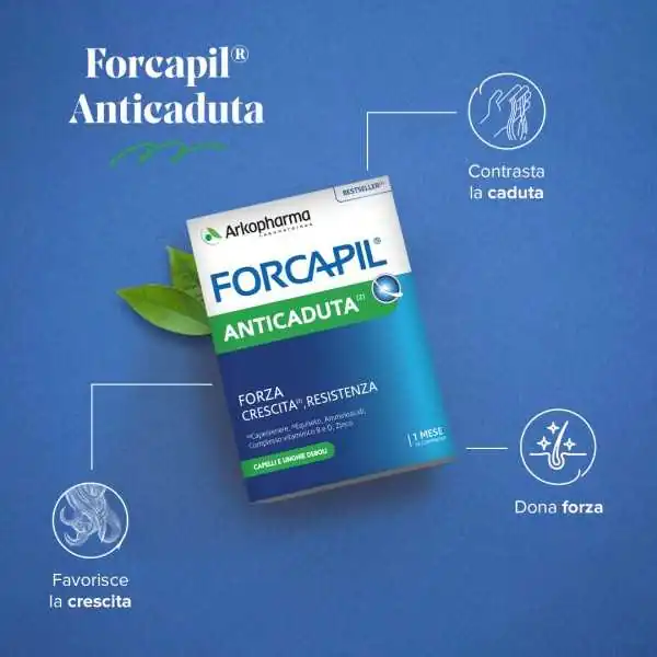 Arkopharma FORCAPIL® ANTICADUTA 30 Cpr | Farma di Fiducia
