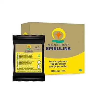 MARCUS ROHRER SPIRULINA CONTRO L'INVECCHIAMENTO Ricarica  da 180 COMPRESSE, CABASSI &amp; GIURIATI