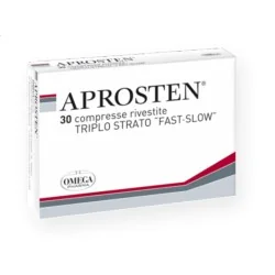 APROSTEN 30 COMPRESSE RIVESTITE TRIPLO STRATO 'FAST-SLOW', OMEGA PHARMA