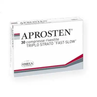 APROSTEN 30 COMPRESSE RIVESTITE TRIPLO STRATO 'FAST-SLOW', OMEGA PHARMA