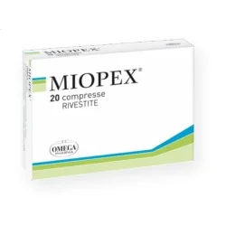 MIOPEXÂ® 20 COMPRESSE RIVESTITE, OMEGA PHARMA