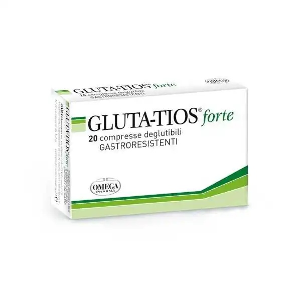GLUTA-TIOS FORTE 30 CAPSULE Integratore a base di Glutatione, OMEGA PHARMA