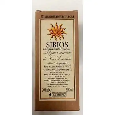 LIQUOR AMARO NOCE AMERICANA, BIOLOGICA - SIBIOS