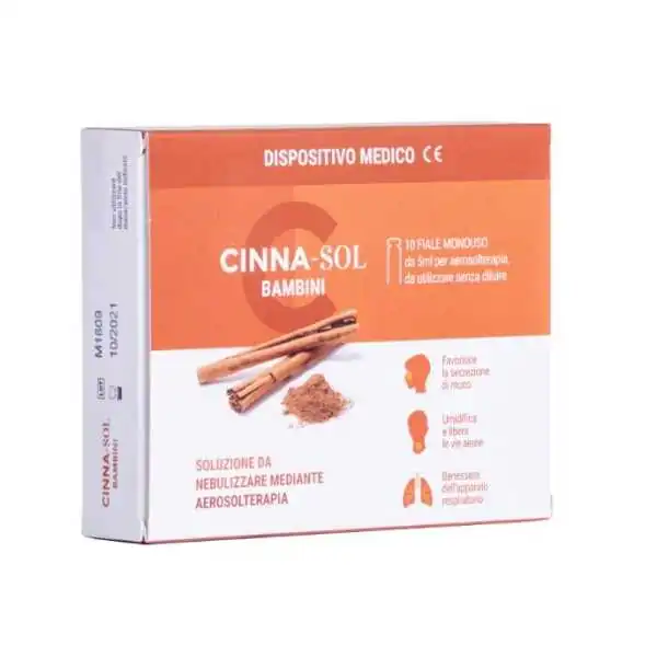 CINNA SOL BAMBINI 10 Fiale Aerosol X 5ml, CINNAPHARM Sas