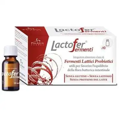 Lactofer Fermenti 10 flaconcini, PaladinPharma