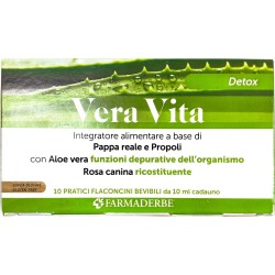 Veravita Detox - 10 Flaconcini 10ml | Farma di Fiducia 2
