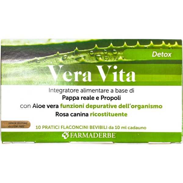 Veravita Detox - 10 Flaconcini 10ml | Farma di Fiducia