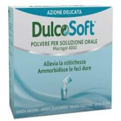 DULCOSOFT POLVERE 20 Bustine a Base di Macrogol 4000