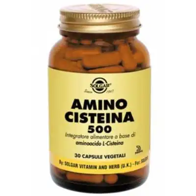 SOLGAR AMINO CISTEINA 500 30 CAPSULE VEGETALI, Solgar