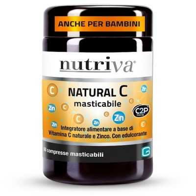 NUTRIVA Natural C 60 Compresse Masticabili  |  Farma di Fiducia