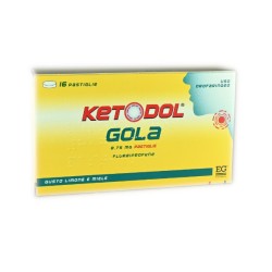 KETODOL Gola 16 Pastiglie 8,75MG Limone e miele  |  Farma di Fiducia