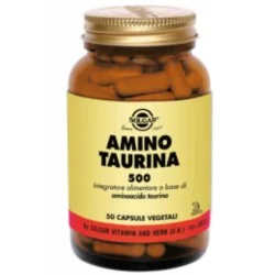 SOLGAR AMINO TAURINA 500 50 CAPSULE VEGETALI, Solgar