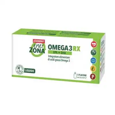 Enerzona Omega 3 RX 5 Flaconcini da 33,3 ml | Farma di Fiducia
