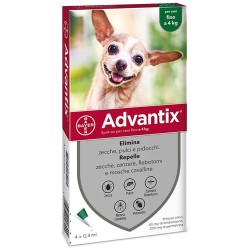 BAYER ADVANTIX SPOT ON FINO 4 KG | Farma di Fiducia