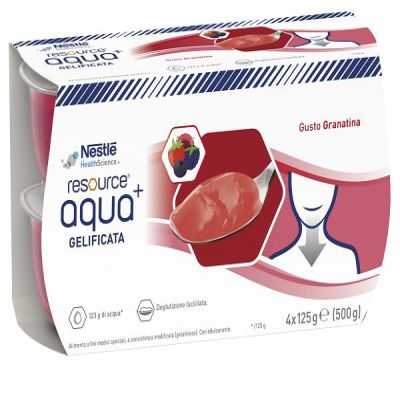 Resource AQUA+ Granatina 4X125G | Farma di Fiducia