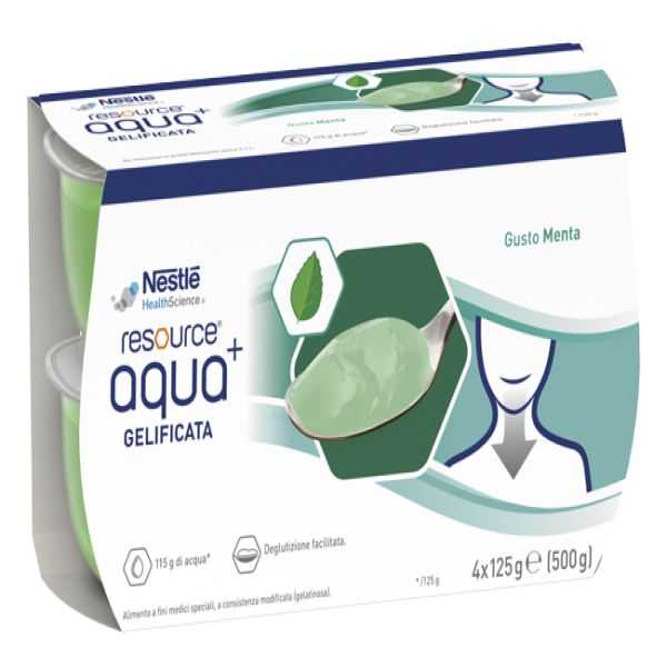 Resource® Aqua+ menta Nestlè 4x125g