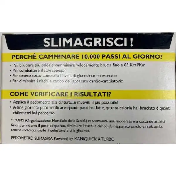 SLIMAGRA PEDOMETRO Contapassi, SANICO Srl