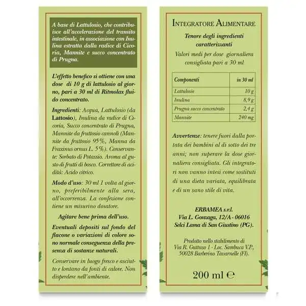 ERBAMEA Ritmolax Fluido Concentrato | Farma di Fiducia