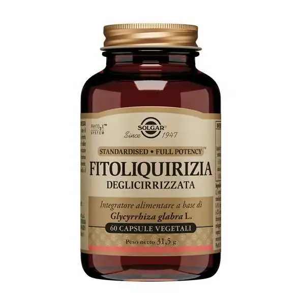 SOLGAR FITOLIQUIRIZIA DEGLICIRRIZZATA 60 CAPSULE