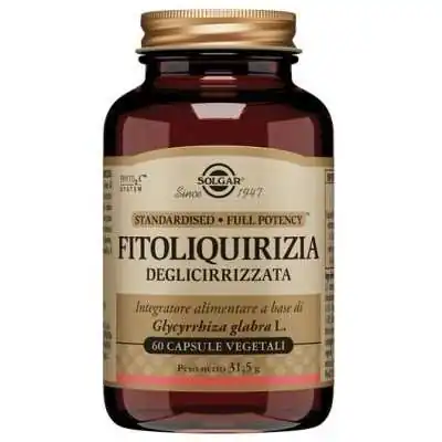 SOLGAR FITOLIQUIRIZIA DEGLICIRRIZZATA 60 CAPSULE