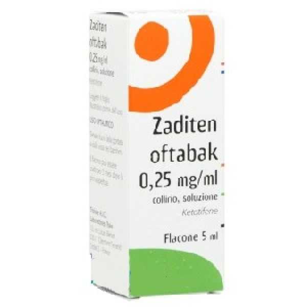 ZADITEN OFTABAK Collirio Flacone 5ML  |  Farma di Fiducia