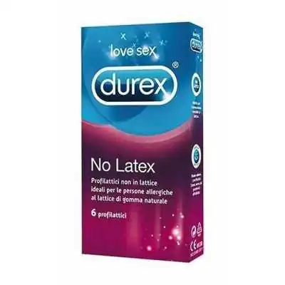 DUREX NO LATEX 6 PROFILATTICI, Durex