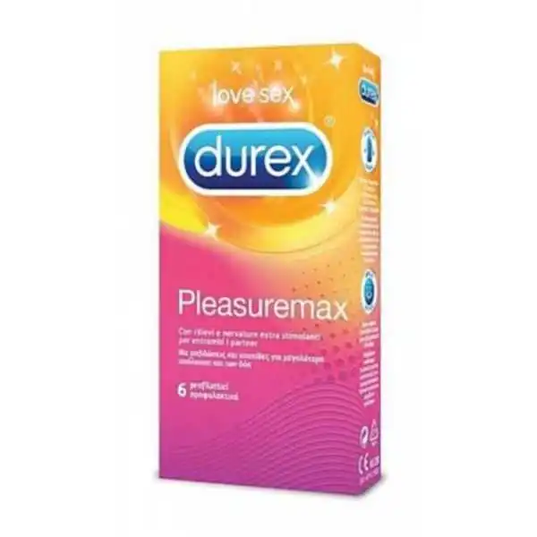 DUREX PLEASUREMAX 6 PROFILATTICI, Durex