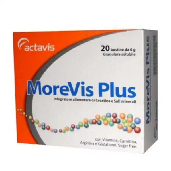 MOREVIS PLUS 20 BUSTE ACTAVIS, Actavis