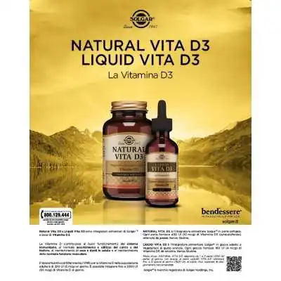 Solgar Liquid Vita D3 56 ml | Farma di Fiducia