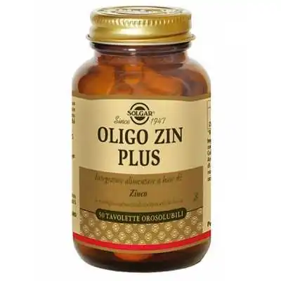SOLGAR OLIGO ZIN PLUS 50 TAVOLETTE, Solgar