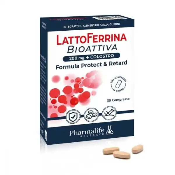 Lattoferrina Bioattiva con Colostro 30 cpr | Farma di Fiducia