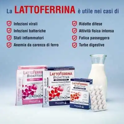 Lattoferrina Bioattiva con Colostro 30 cpr | Farma di Fiducia