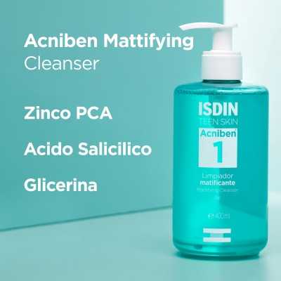 ISDIN Acniben Mattifying Cleanser 400ml | %shop-name%