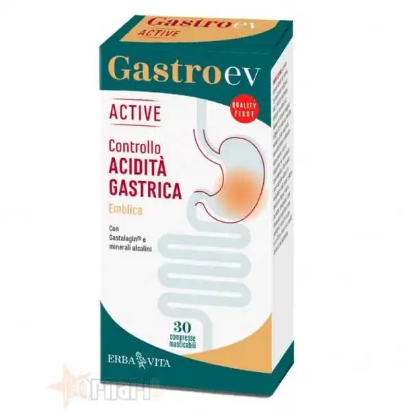 Erbavita Gastro EV 30 Compresse | Farma di Fiducia