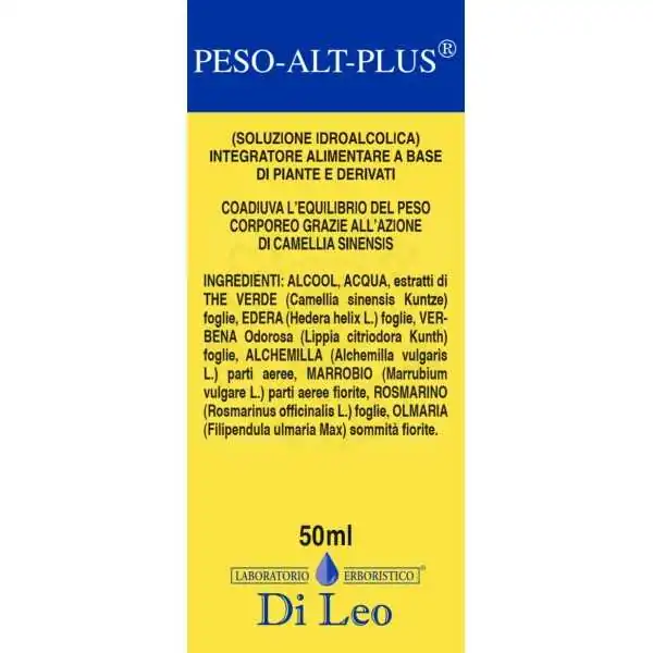 Di Leo - Peso-Alt-Plus (PVB 16) - 50ml | Farma di Fiducia