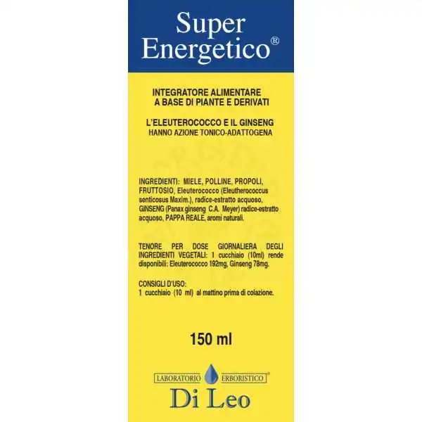 Di Leo - Super Energetico 150 ml | Farma di Fiducia