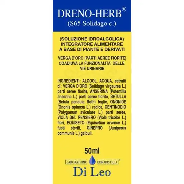 Di Leo Dreno-Herb S65 Solidago 50 ml | Farma di Fiducia