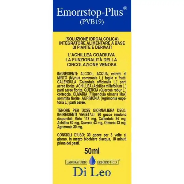 Di Leo Emorrstop-Plus PVB 19 50 ml | Farma di Fiducia