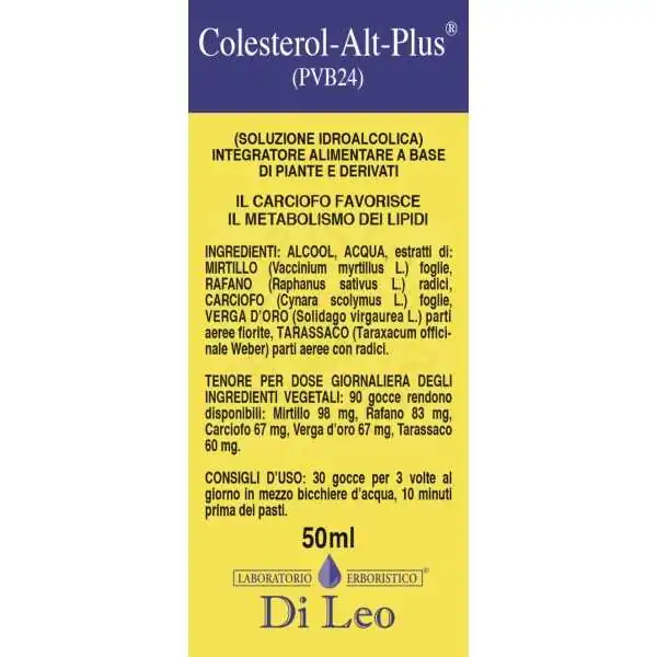 Di Leo Colesterol-Alt-Plus PVB 24 50 ml | Farma di Fiducia