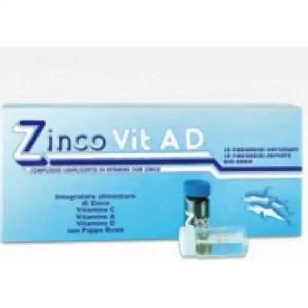 Zinco Vitamine AD integratore 10+10 flaconcini, QUALIFARMA