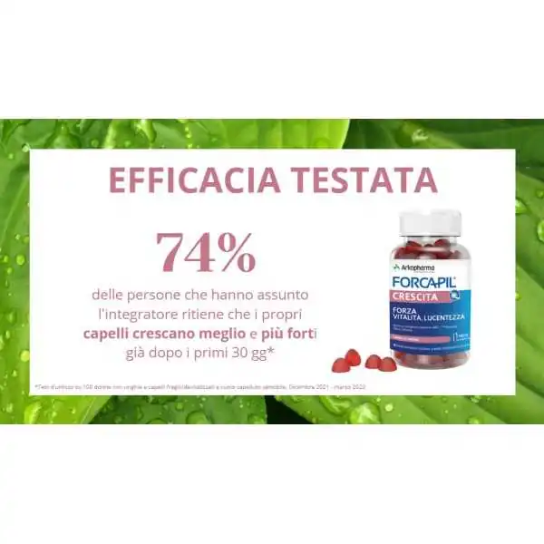 Arkopharma FORCAPIL CRESCITA 60 Gum | Farma di Fiducia
